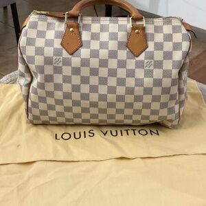 Louis Vuitton Speedy 30 Damier Azur ❤️